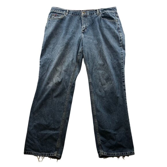 Tommy Hilfiger Mens Jeans Size 39 Straight Leg Classic Blue Denim Casual Relaxed - Picture 1 of 14